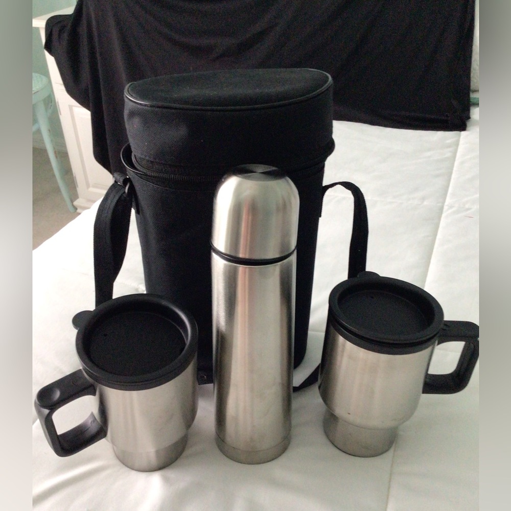 COPY - Stainless steel travel Mug set